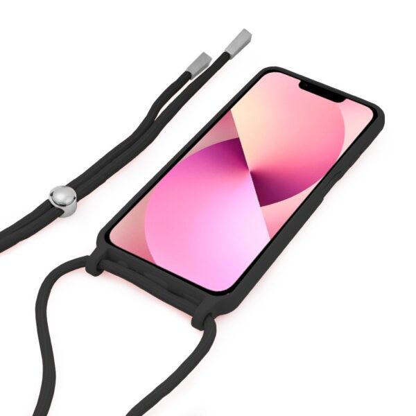 Carcasa COOL para iPhone 13 Cordón Liso Negro - Imagen 2