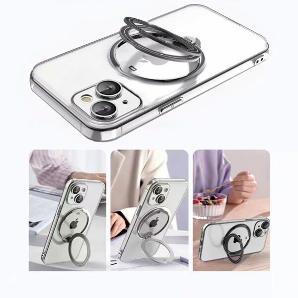 Carcasa COOL para iPhone 15 Pro Magnética Ring Rosa - Imagen 3