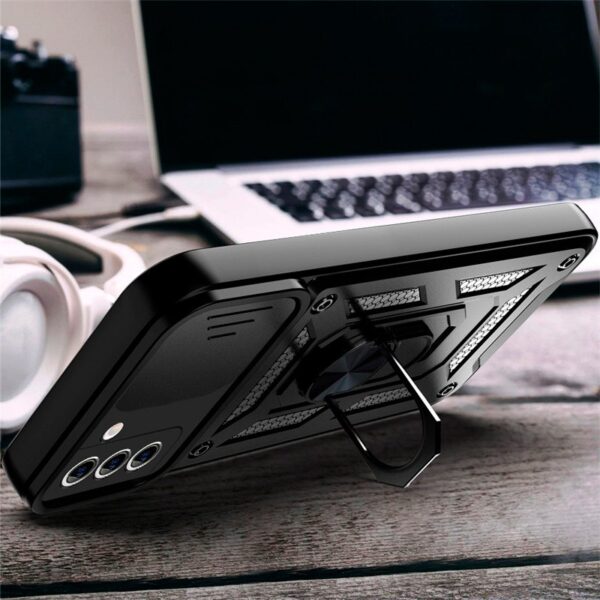 Carcasa COOL para iPhone 16 Plus Hard Ring Negro - Imagen 2