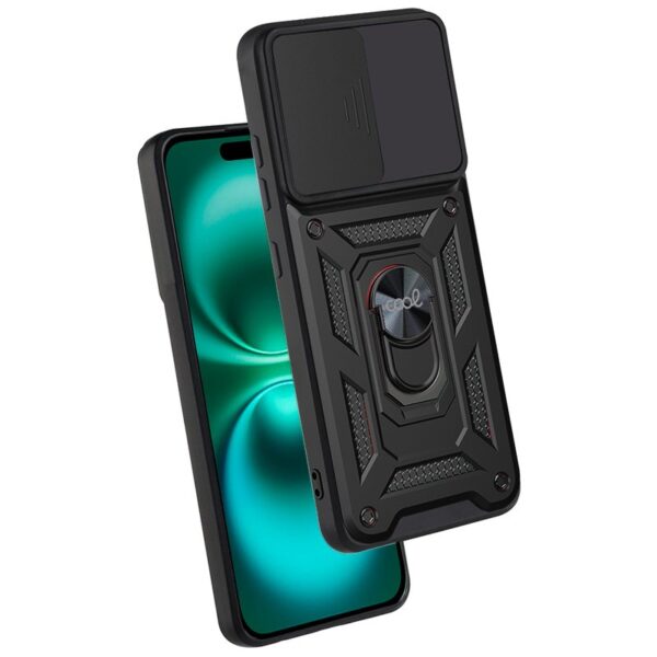 Carcasa COOL para iPhone 16 Plus Hard Ring Negro - Imagen 3