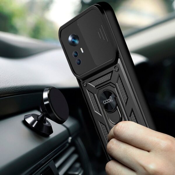 Carcasa COOL para Xiaomi 12 Lite Hard Ring Negro - Imagen 3