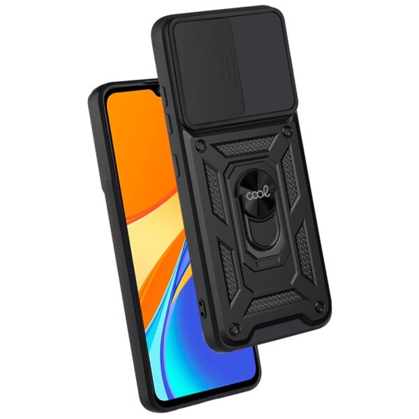 Carcasa COOL para Xiaomi Redmi 9C / 10A Hard Ring Negro - Imagen 2