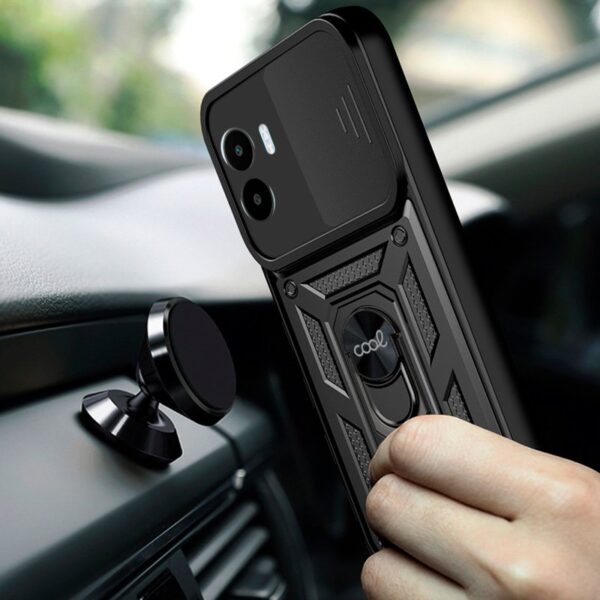 Carcasa COOL para Xiaomi Redmi A1 / A2 Hard Ring Negro - Imagen 2
