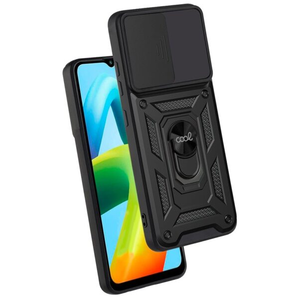 Carcasa COOL para Xiaomi Redmi A1 / A2 Hard Ring Negro - Imagen 3