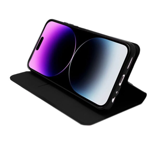Funda COOL Flip Cover para iPhone 14 Pro Max Elegance Negro - Imagen 2