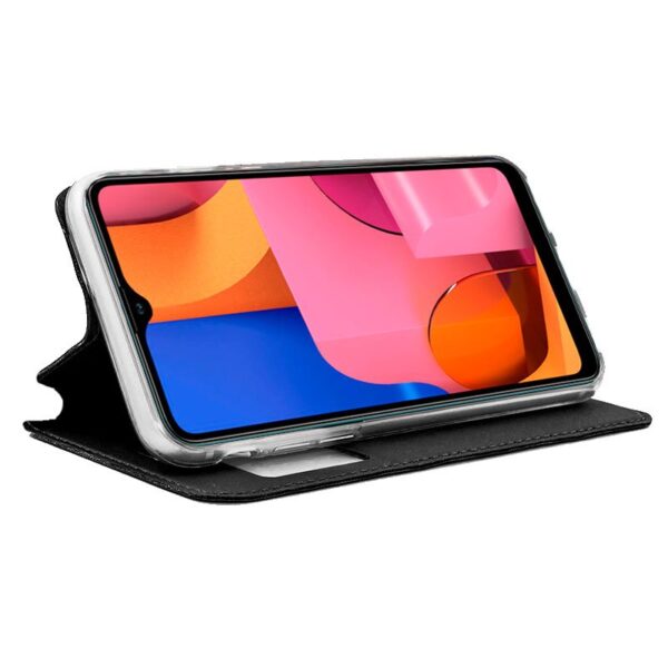 Funda COOL Flip Cover para Samsung A207 Galaxy A20s Liso Negro - Imagen 2