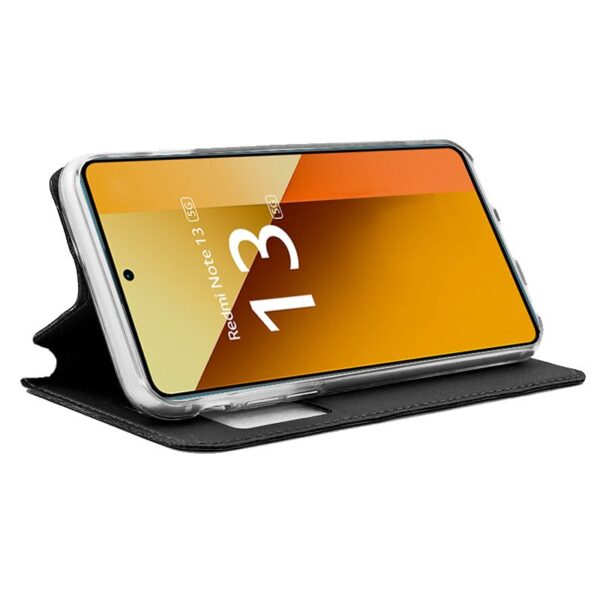 Funda COOL Flip Cover para Xiaomi Redmi Note 13 5G Liso Negro - Imagen 2