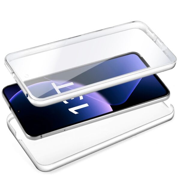 Funda COOL Silicona 3D para Xiaomi 13T / 13T Pro (Transparente Frontal + Trasera) - Imagen 2