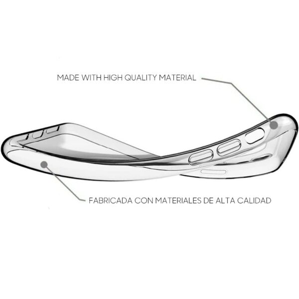 Funda COOL Silicona para TCL 205 (Transparente) - Imagen 2