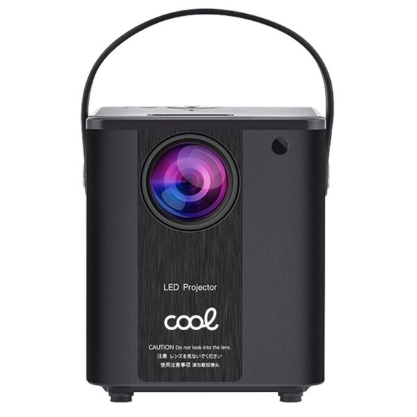 Proyector Compacto COOL Rainbow 3000 Lúmenes Altavoz Integrado + HDMI/SD/USB + Wifi Mirror (Negro) - Imagen 3