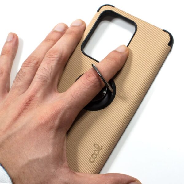 Capa COOL para Samsung G988 Galaxy S20 Ultra 5G Hard Ring Bege - Imagen 3