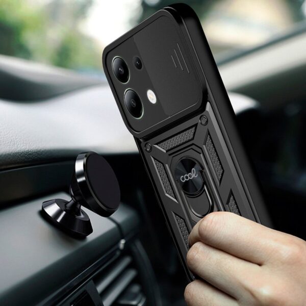 Capa COOL para Xiaomi Redmi Note 13 Hard Ring Preto - Imagen 2