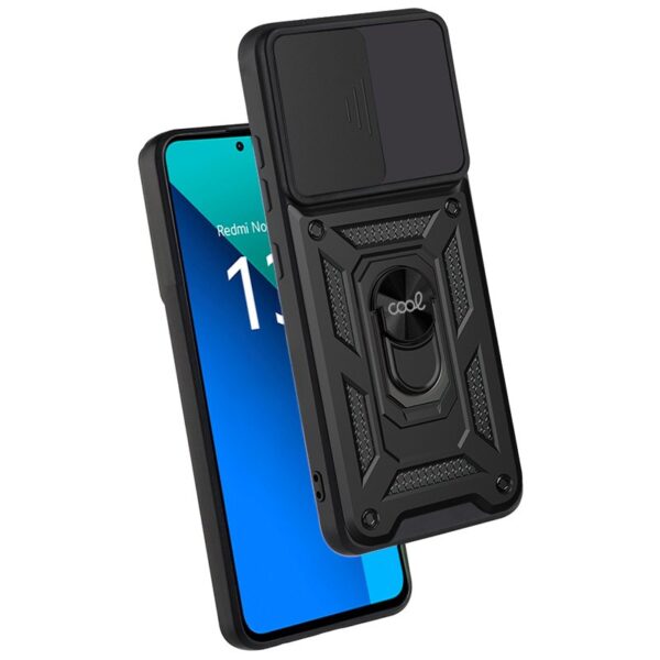 Capa COOL para Xiaomi Redmi Note 13 Hard Ring Preto - Imagen 3