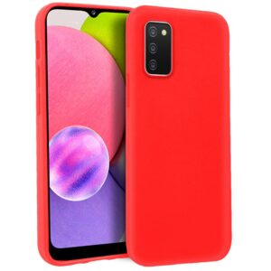 Capa de silicone COOL para Samsung A037 Galaxy A03s (vermelha)