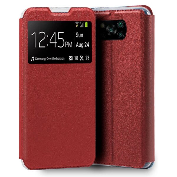 Capa Flip Cover COOL para Xiaomi Pocophone X3 Vermelho