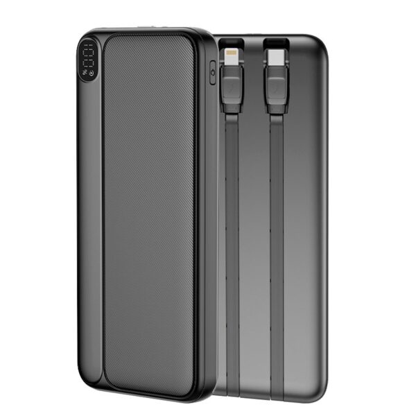 Bateria Externa Universal Power Bank 10.000 mAh (Tipo-C / Lightning) COOL Grip Negro - Imagen 2
