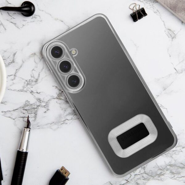 Capa COOL para Xiaomi Redmi 14C / Poco C75 Borde Metálico (Prata) - Imagen 2