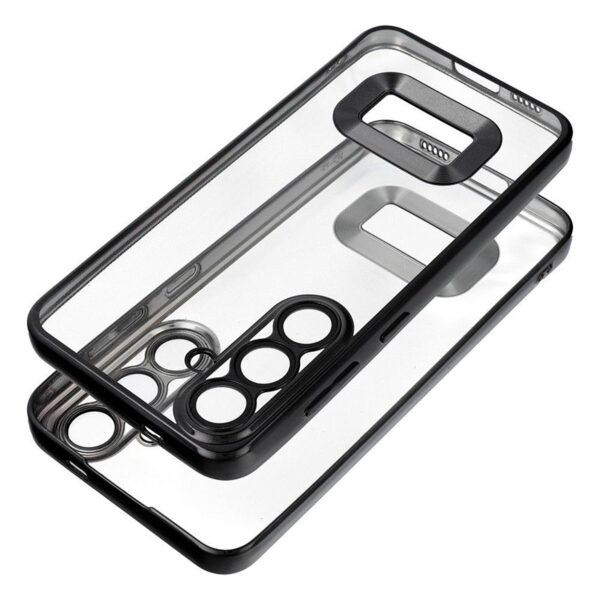 Carcasa COOL para Samsung A566 Galaxy A56 5G Borde Metalizado (Negro) - Imagen 2