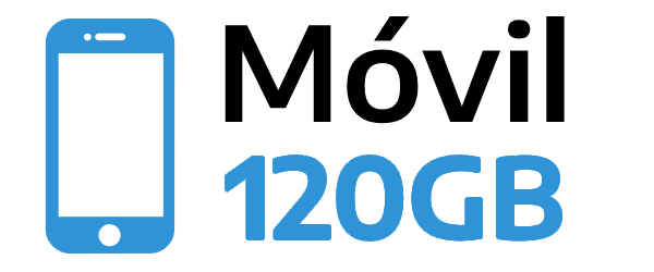 120 Gb + Ilimitada - 10,95€