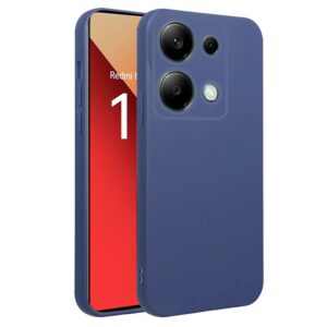 Capa de silicone COOL para Xiaomi Redmi Note 13 Pro / Note 14S / Poco M6 Pro (Azul)