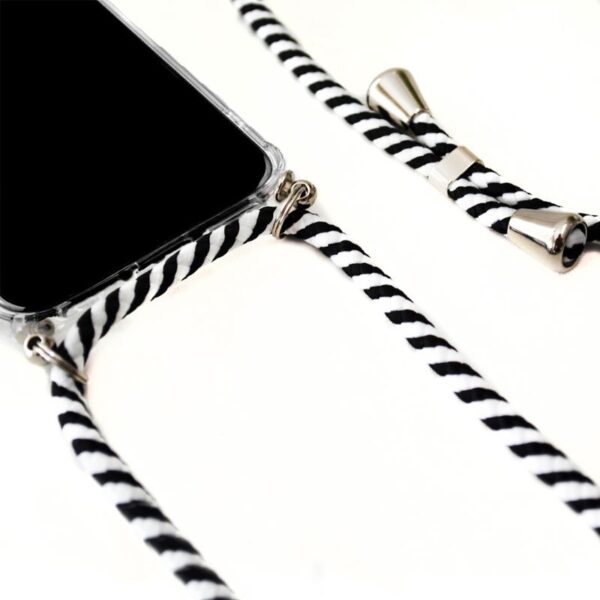 COOL Case for Samsung M215 Galaxy M21 Cord White-Black - Imagen 2