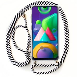 COOL Case for Samsung M215 Galaxy M21 Cord White-Black