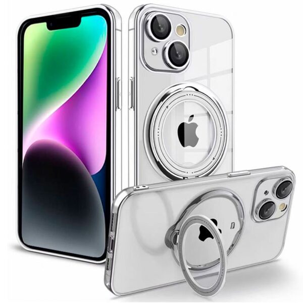 COOL Cover for iPhone 14 Magnetic Ring Grey - Imagen 2