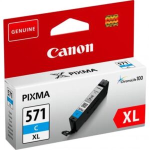 Cartucho tinta canon cli - 571c xl cian  mg5751 mg6851 mg7750