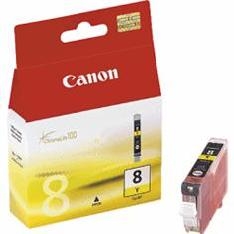 Cartucho tinta canon cli8 amarillo 8ml pixma 4200 - 5200 - 6600 - mp500 - 800