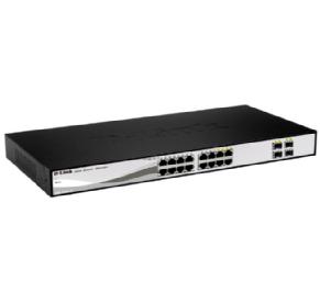 Switch 24 puertos 10 - 100 - 1000 +2ptos sfp d - link layer 2