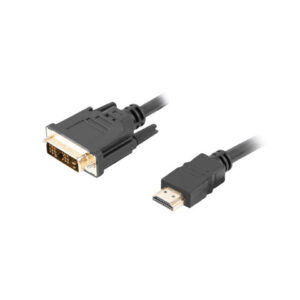 Cable hdmi lanberg macho - dvi - d 18+1 macho single link 0.5m negro