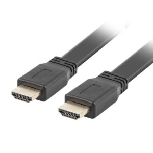 Cable hdmi lanberg macho - macho v2.0 4k plano 1.8m negro