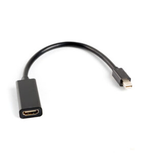Adaptador lanberg minidisplayport macho -  hdmi hembra 20cm negro
