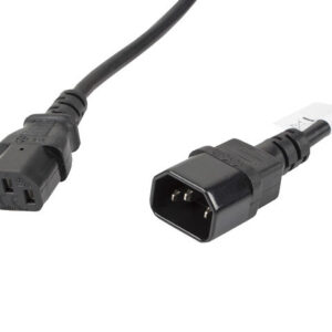 Cable alargador lanberg alimentacion cpu iec320 c13 h -  iec320 c14 m vde 5m