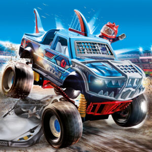 Playmobil stuntshow monster truck shark