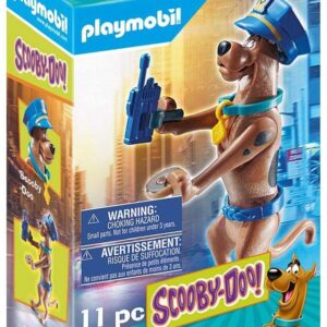Playmobil scooby - doo! figura coleccionable policia