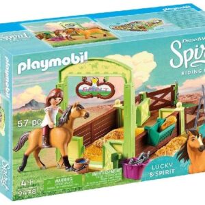 Playmobil spirit indomable establo fortu y spirit