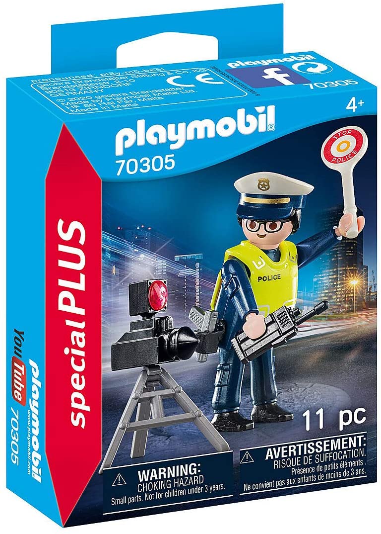 Playmobil policia con radar