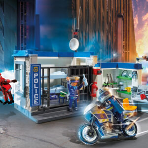 Playmobil ciudad policia escape de la prision