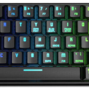 Teclado mini krom gaming kluster rgb wireless