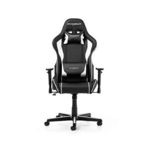 Silla gaming dxracer formula black - white incluye cojines cervical y lumbar -  gc - f08 - nw - h3
