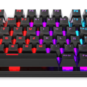 Teclado gaming krom kasic tkl rainbow rgb red switch usb
