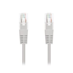 Cable red nanocable latiguillo rj45 utp cat6 0.25m gris 25cm