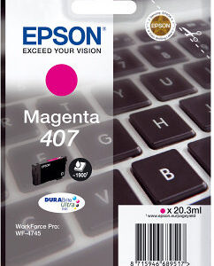 Cartucho tinta epson 407 magenta