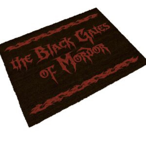Felpudo 60x40 the black gates of mordor el señor de los anillos