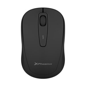 Phoenix m250 ratón inalámbrico 2.4 ghz receptor usb hasta 1600 dpi compatible con pc mac portátil color negro