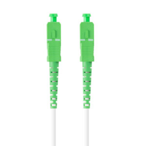 Latiguillo fibra optica sc - apc lanberg 5m mono simplex g657a2 lszh blanco