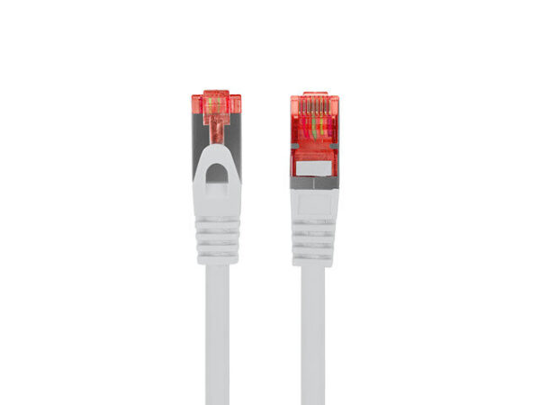 Cable red lanberg latiguillo cat.6 s - ftp lszh cu 0.5m gris fluke passed