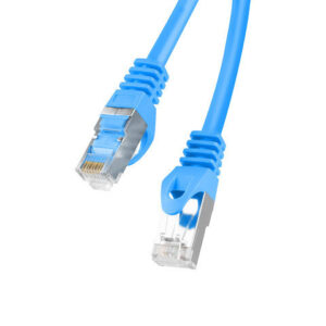 Cable red lanberg latiguillo cat.6 ftp 1m azul fluke passed