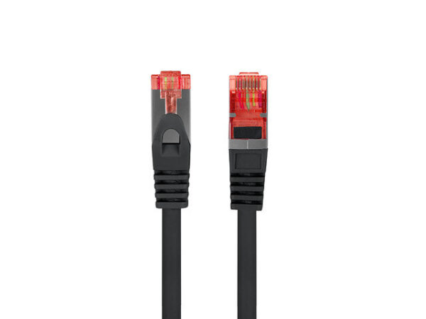 Cable red lanberg latiguillo cat.6 s - ftp lszh cu 2m negro fluke passed